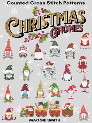 cover image of Christmas Gnomes | Counted Cross Stitch Pattern Book